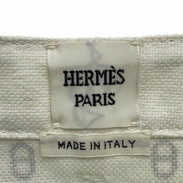 エルメス スカート シェーヌダンクル コットン レディースサイズ34 HERMES ボトムス 白