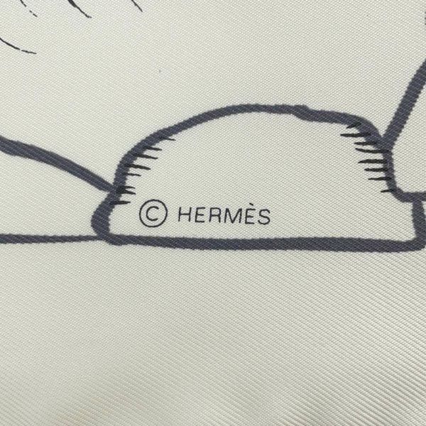 エルメス スカーフ カレ90 千と一のウサギ Mille et Un Lapins HERMES シルクツイル 2023秋冬