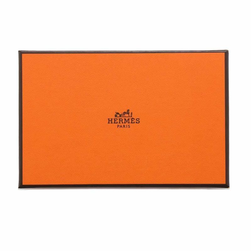 エルメス コインケース カルヴィ デュオ エトゥープ/シルバー金具 エプソン W刻印