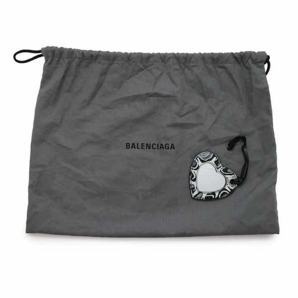 バレンシアガ ショルダーバッグ ルカゴール XS グラフィティ 671309 BALENCIAGA バッグ 黒 白