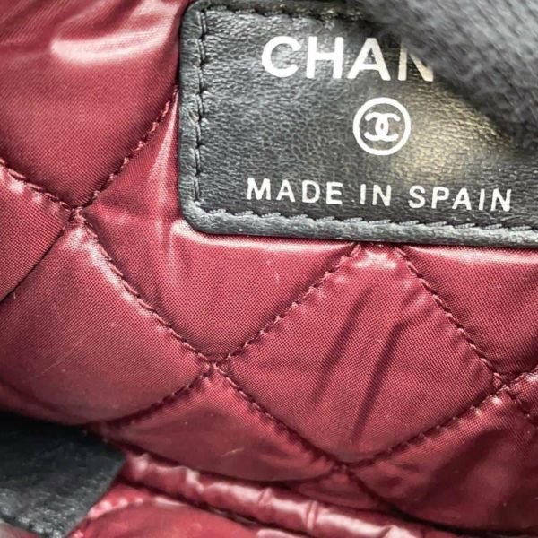 シャネル ミニポーチ マトラッセ ココマーク ラムスキン A82365 CHANEL 化粧ポーチ 黒