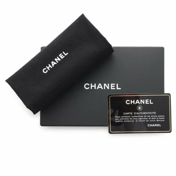 シャネル ミニポーチ マトラッセ ココマーク ラムスキン A82365 CHANEL 化粧ポーチ 黒