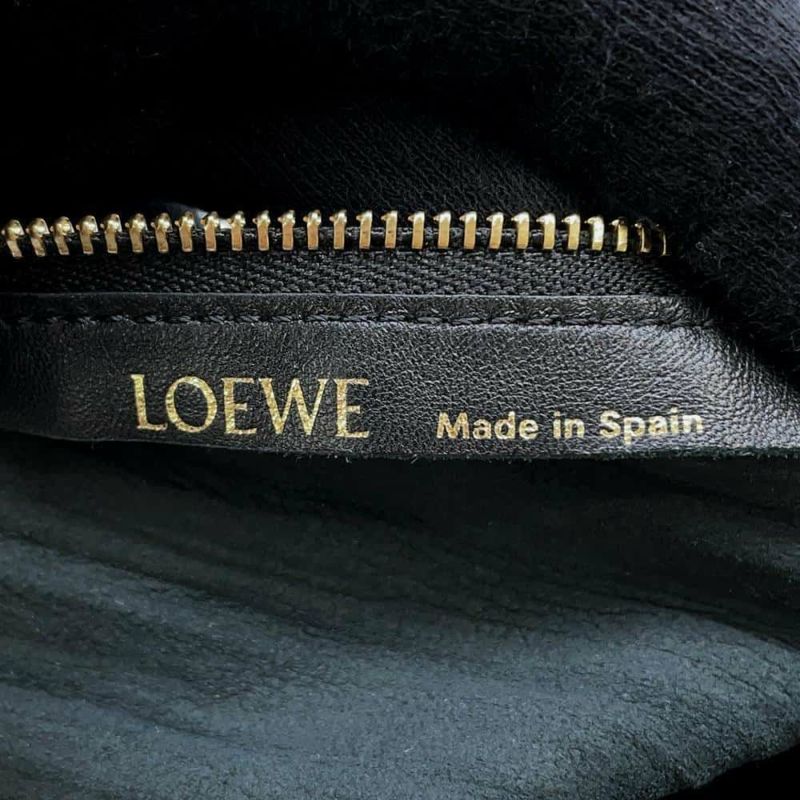 ロエベ ハンドバッグ ブレスレット ポーチ C912P84X02 LOEWE 2wayクラッチバッグ 黒