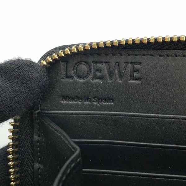 ロエベ 長財布 アナグラム パズル ジップアラウンドウォレット LOEWE 財布 黒