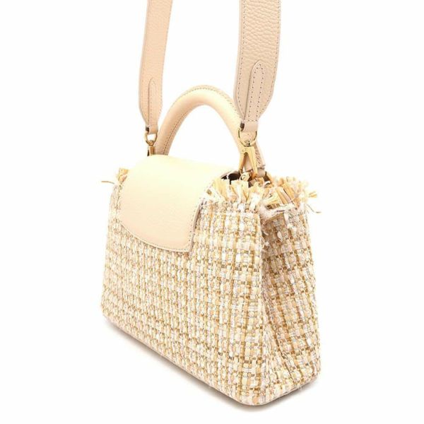 ルイヴィトン ハンドバッグ カプシーヌBB ツイード M22181 LOUIS VUITTON 2wayショルダーバッグ