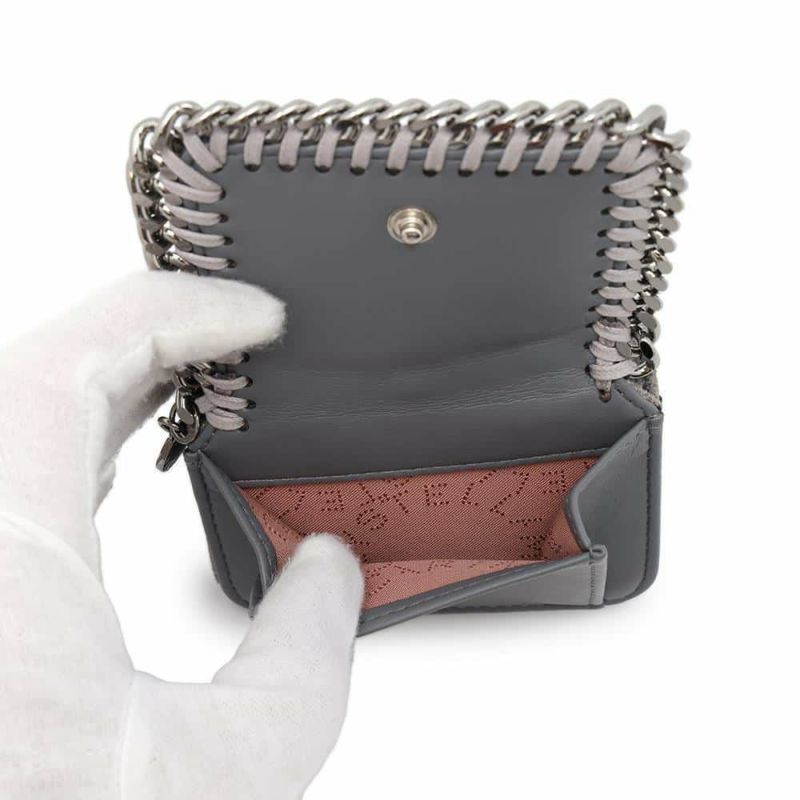 ステラマッカートニー 三つ折り財布 ファラベラ ポリエステル 521371 Stella McCartney コンパクトウォレット
