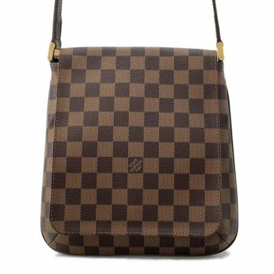 ルイヴィトン ショルダーバッグ ダミエ・エベヌ ミュゼット・サルサ ロング N51300 LOUIS VUITTON ヴィトン バッグ 安心保証