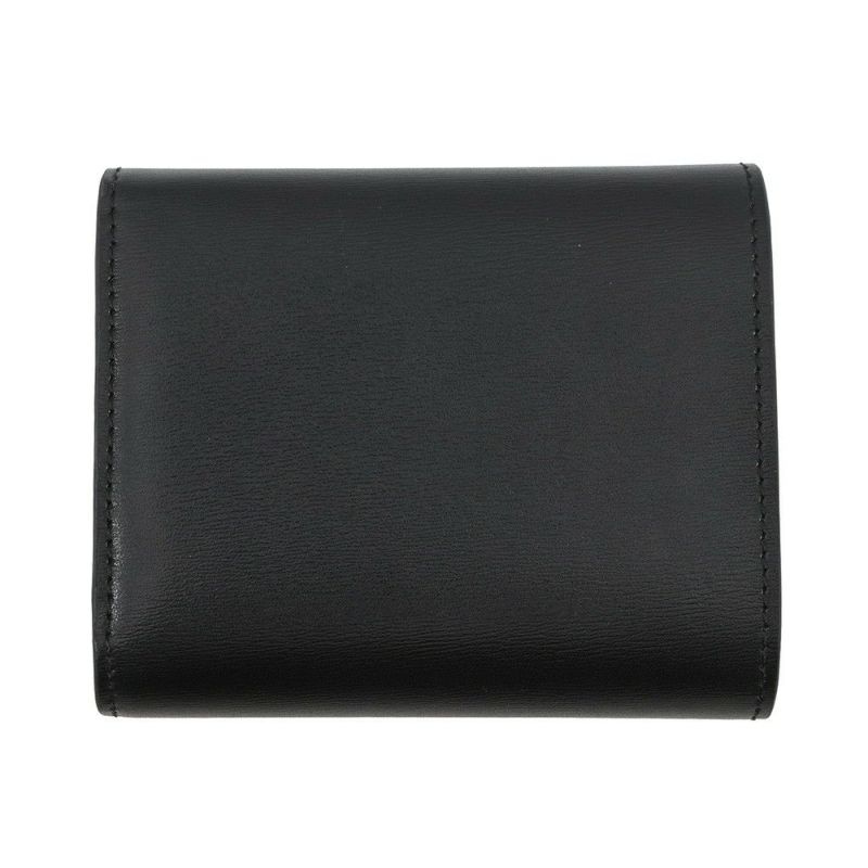 セリーヌ 三つ折り財布 トリオンフ スモール フラップウォレット 10D783DPV.38SI CELINE 黒