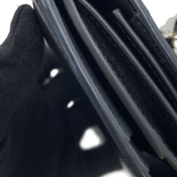 セリーヌ 三つ折り財布 トリオンフ スモール フラップウォレット 10D783DPV.38SI CELINE 黒