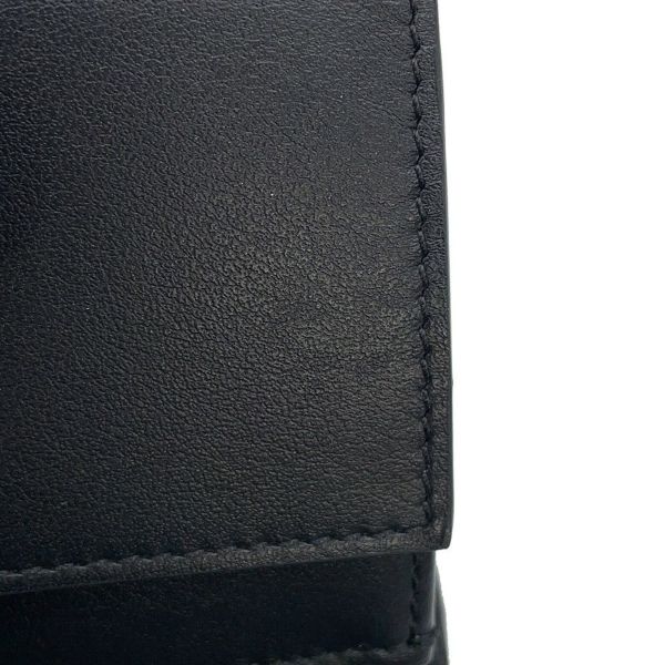 セリーヌ 三つ折り財布 トリオンフ スモール フラップウォレット 10D783DPV.38SI CELINE 黒