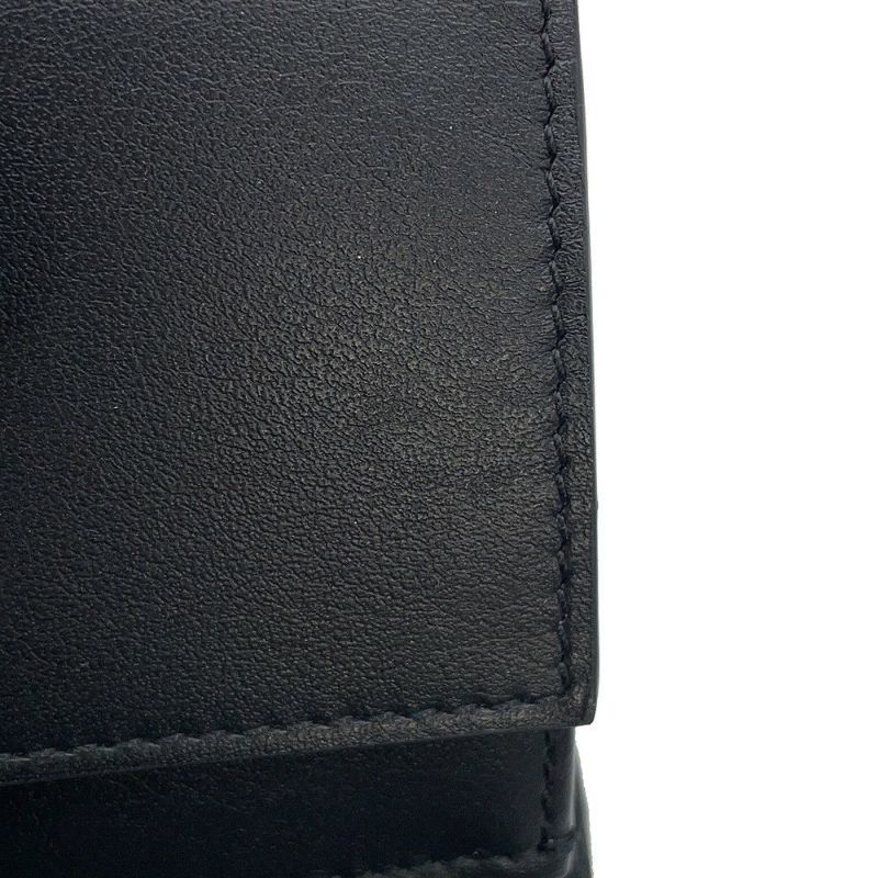 セリーヌ 三つ折り財布 トリオンフ スモール フラップウォレット 10D783DPV.38SI CELINE 黒