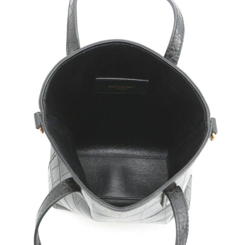 サンローランパリ ハンドバッグ ミニトイ ショッピング 712367 SAINT LAURENT PARIS 2way 黒