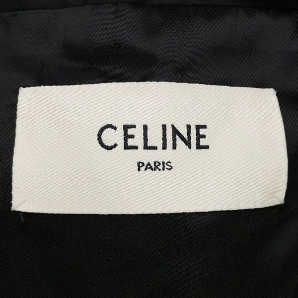 セリーヌ コート カシミヤ タキシードコート レディースサイズ34 2M02B6700 CELINE 黒