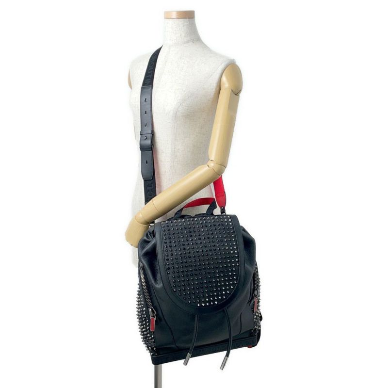 クリスチャン・ルブタン リュック エクスプローラーファンク スタッズ バックパック 1215001 Christian Louboutin 黒