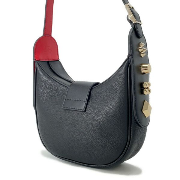 クリスチャン・ルブタン ショルダーバッグ CARASKY カラスキー ミニ 1225182 Christian Louboutin 黒