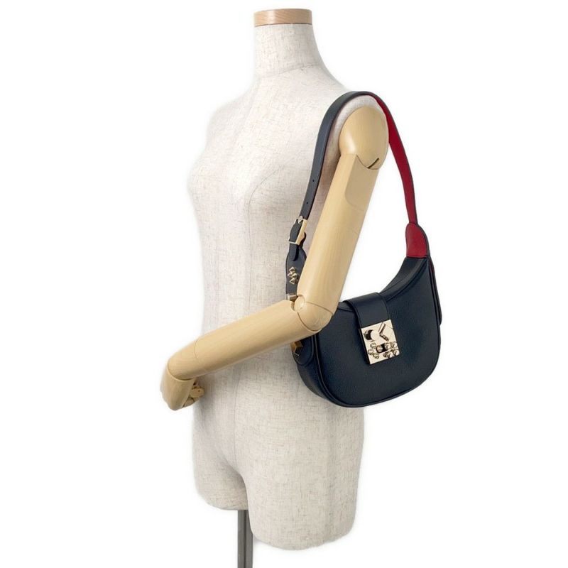 クリスチャン・ルブタン ショルダーバッグ CARASKY カラスキー ミニ 1225182 Christian Louboutin 黒