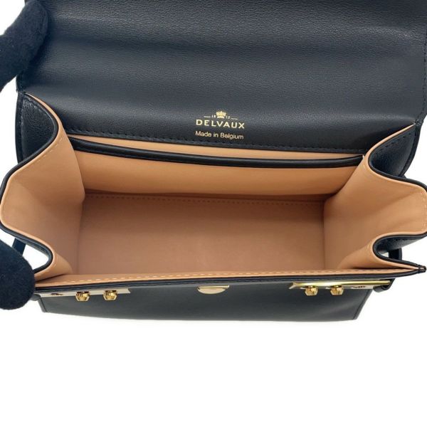デルヴォー ハンドバッグ タンペートPM レザー AA0505AAX099ZDO 2way 黒