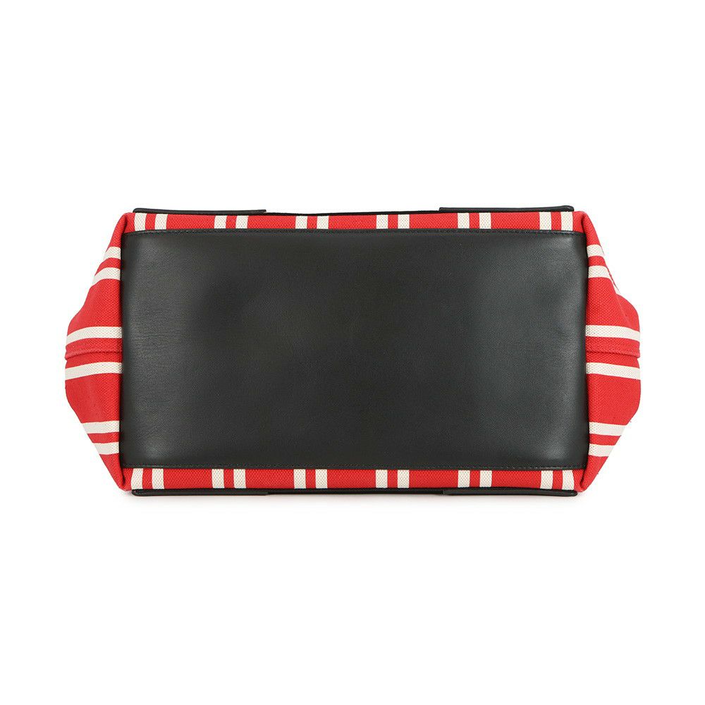 バレンシアガ トートバッグ ストライプ ネイビーカバス S 339933 BALENCIAGA ポーチ付