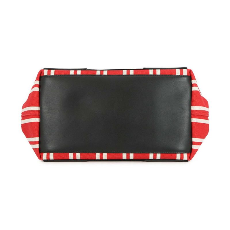 バレンシアガ トートバッグ ストライプ ネイビーカバス S 339933 BALENCIAGA ポーチ付