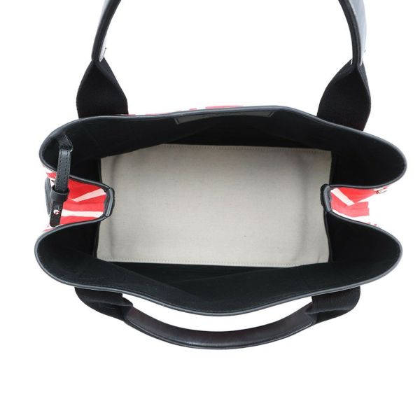 バレンシアガ トートバッグ ストライプ ネイビーカバス S 339933 BALENCIAGA ポーチ付