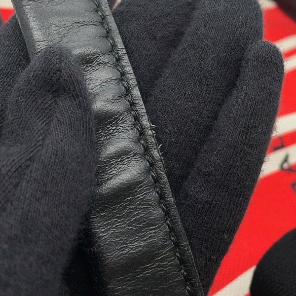 バレンシアガ トートバッグ ストライプ ネイビーカバス S 339933 BALENCIAGA ポーチ付