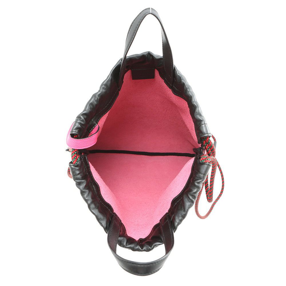 グッチ バックパック ドローストリング ロゴ ナップサック レザー 523586 GUCCI バッグ リュックサック