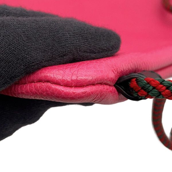 グッチ バックパック ドローストリング ロゴ ナップサック レザー 523586 GUCCI バッグ リュックサック