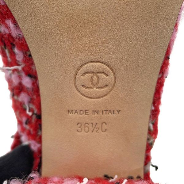 シャネル パンプス スリングバック シューズ ココマーク ツイード レディースサイズ36 1/2C G46865 靴 2025/26年秋冬