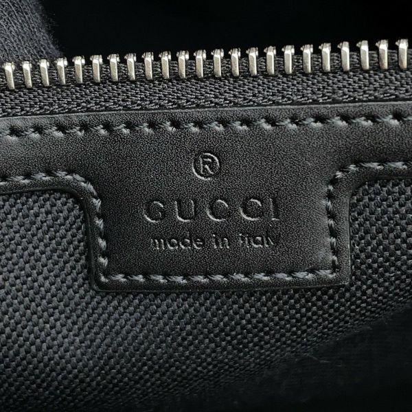 グッチ ボストンバッグ GGスプリーム/レザー478323 GUCCI 2wayショルダーバッグ 旅行用 トラベル 黒