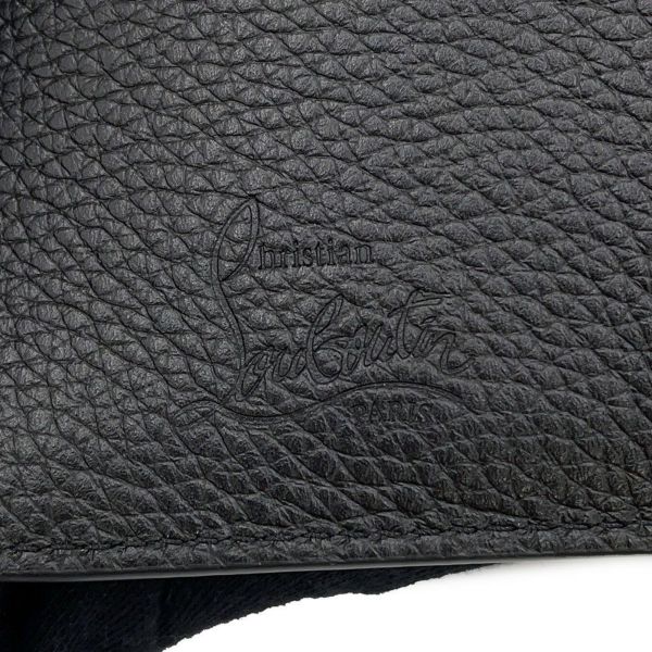 クリスチャン・ルブタン コインケース スタッズ レザー 3225116 Christian Louboutin カードケース 黒 フラグメントケース