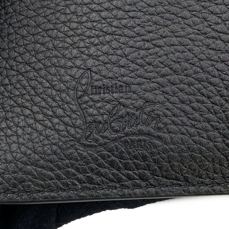 クリスチャン・ルブタン コインケース スタッズ レザー 3225116 Christian Louboutin カードケース 黒 フラグメントケース