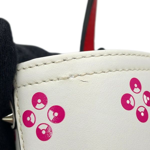 クリスチャン・ルブタン ハンドバッグ CABATA カバタ ミニ 1215237 Christian Louboutin 2way 白
