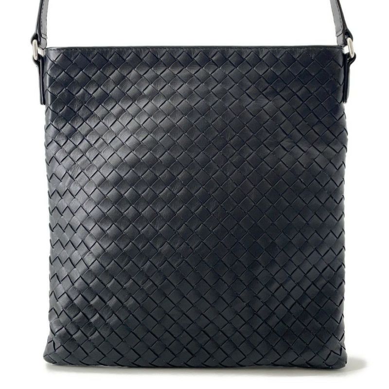ボッテガヴェネタ ショルダーバッグ イントレチャート 577534 BOTTEGA VENETA 黒
