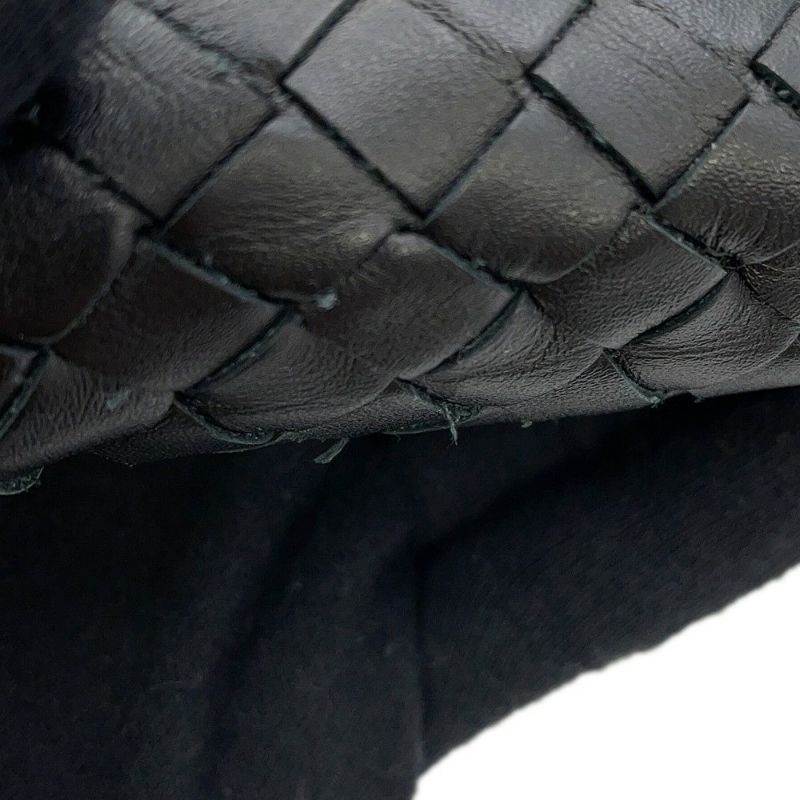 ボッテガヴェネタ ショルダーバッグ イントレチャート 577534 BOTTEGA VENETA 黒