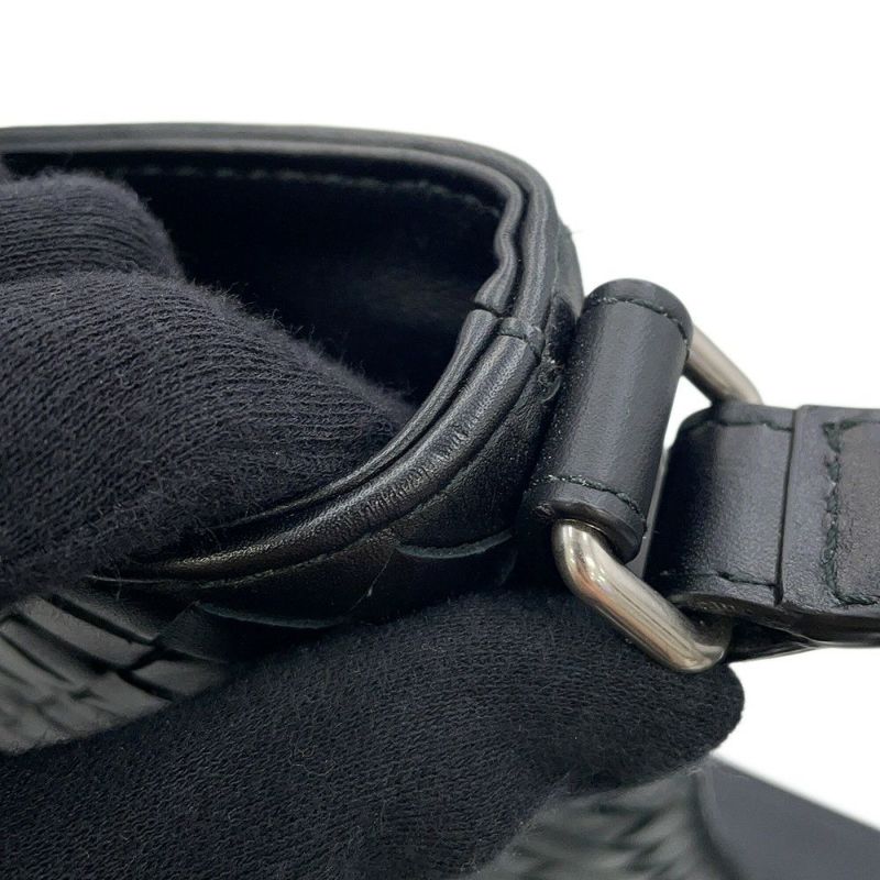 ボッテガヴェネタ ショルダーバッグ イントレチャート 577534 BOTTEGA VENETA 黒