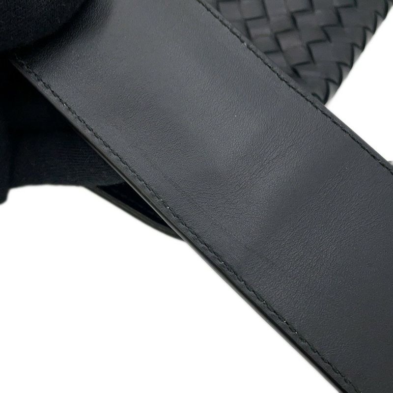 ボッテガヴェネタ ショルダーバッグ イントレチャート 577534 BOTTEGA VENETA 黒