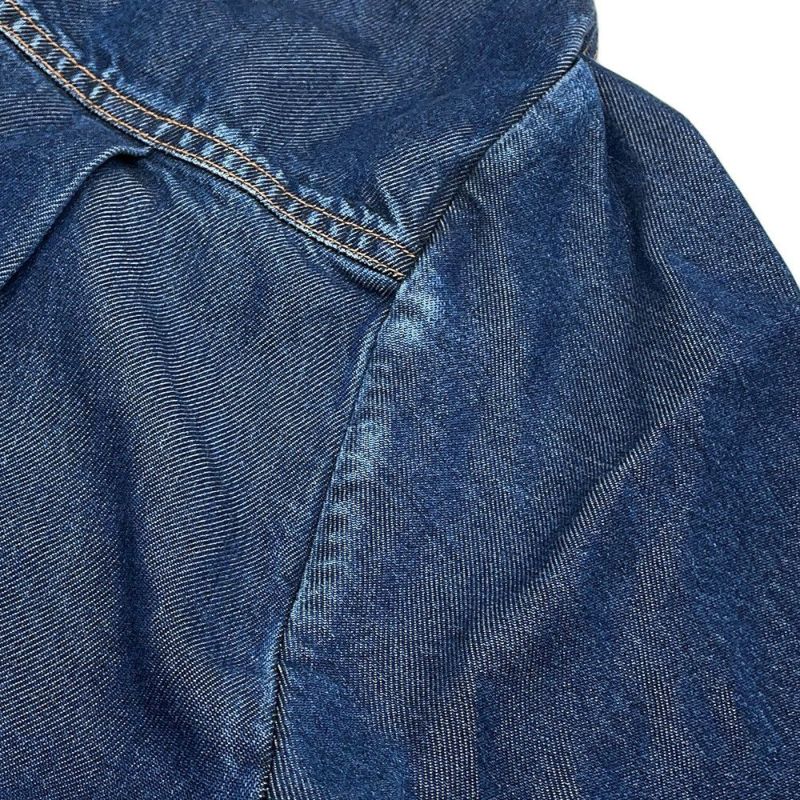 ミュウミュウ シャツ ロゴ デニムシャツ レディースサイズ36 GWC105 MIUMIU トップス