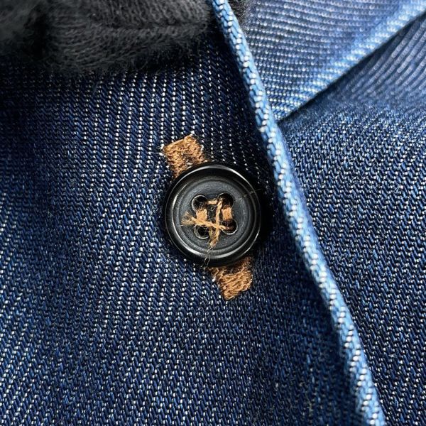 ミュウミュウ シャツ ロゴ デニムシャツ レディースサイズ36 GWC105 MIUMIU トップス