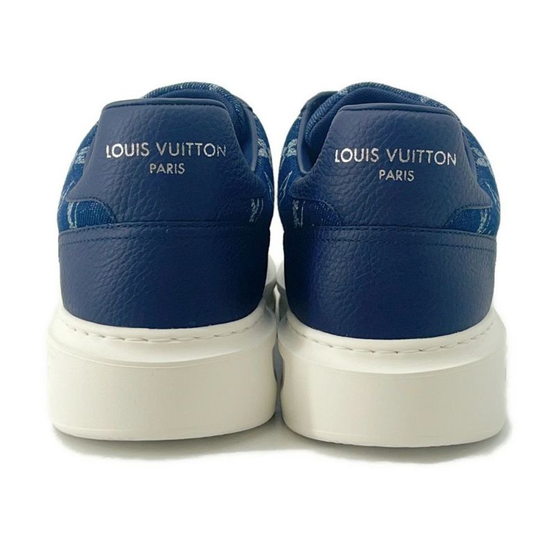 ルイヴィトン スニーカー モノグラム・デニム ビバリーヒルズ・ライン メンズサイズ9 1AHDYL 靴