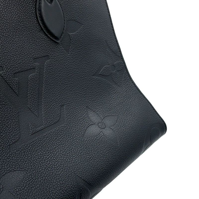 ルイヴィトン トートバッグ モノグラム・アンプラント オンザゴー MM M45595 ヴィトン 2way ショルダーバッグ ブラック 黒