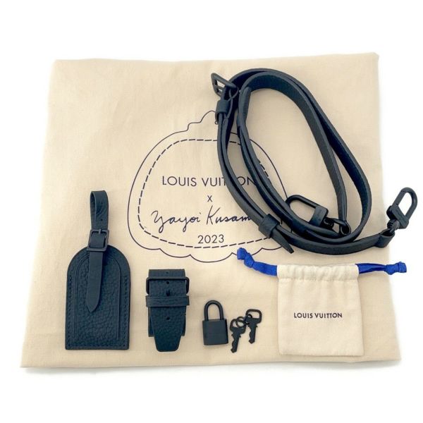 ルイヴィトン ボストンバッグ トリヨン・モノグラム/インフィニティドット キーポル・バンドリエール50 M21674 草間彌生