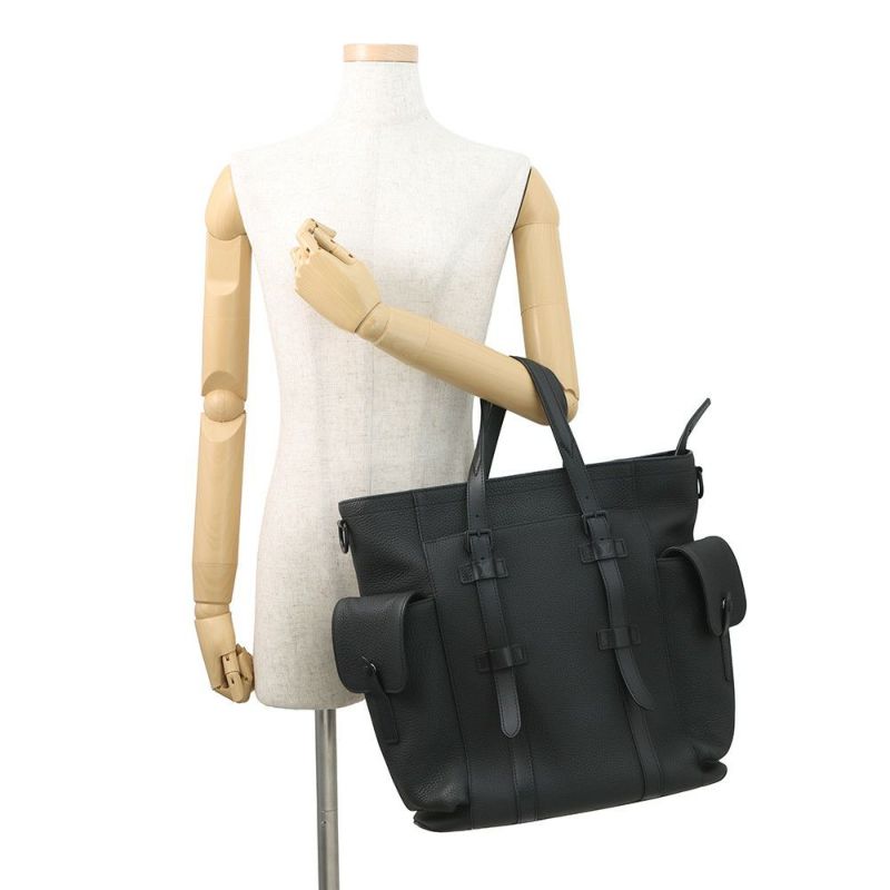 ルイヴィトン トートバッグ トリヨンレザー クリストファー・トート M58479 2way ヴィトン バッグ 2way ショルダー 黒 ブラック