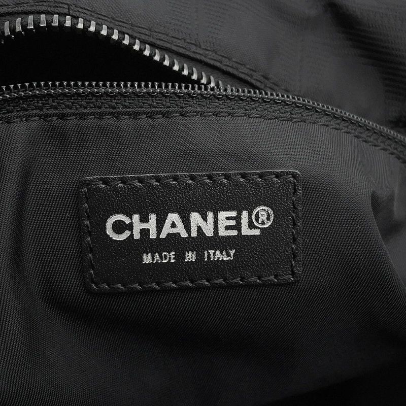 シャネル ショルダーバッグ ニュートラベルライン ボストンバッグ ナイロン CHANEL 旅行用 黒