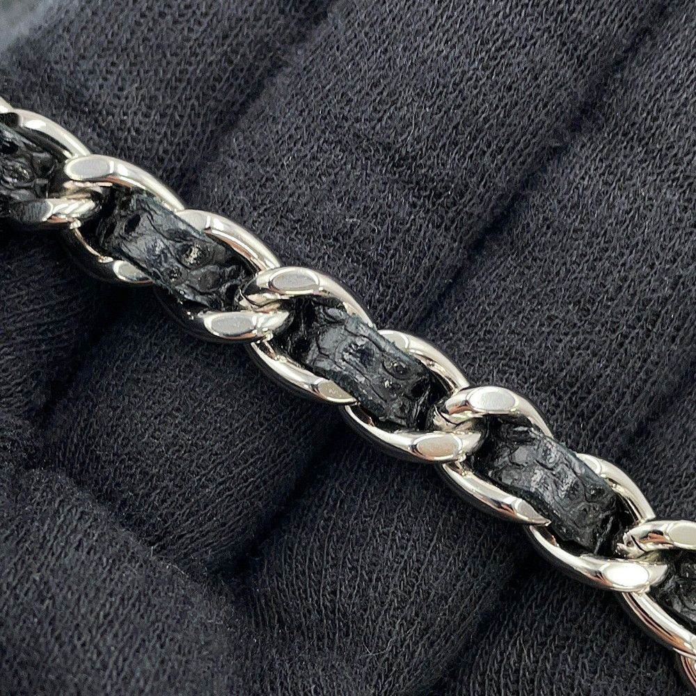 シャネル チェーンウォレット クラシック マトラッセ ココマーク キャビアスキン AP0250 CHANEL 財布 黒