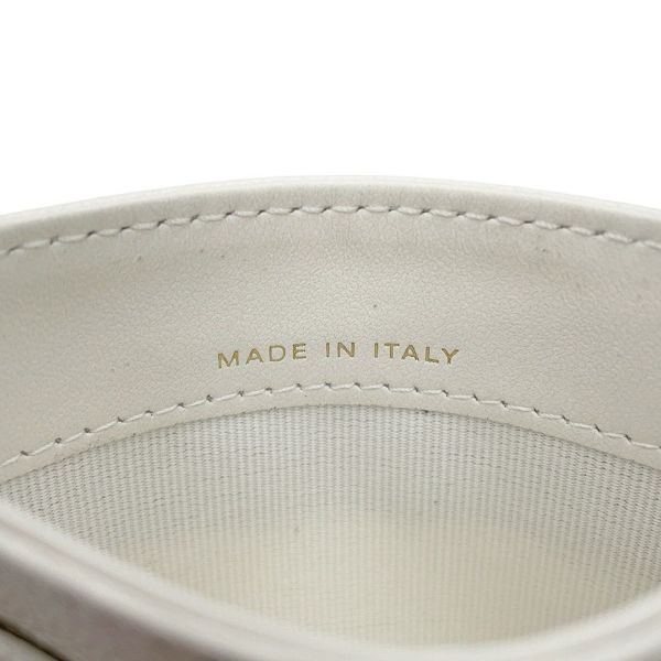 シャネル カードケース クラシック マトラッセ ココマーク キャビアスキン AP4472 CHANEL パスケース 名刺入れ 白