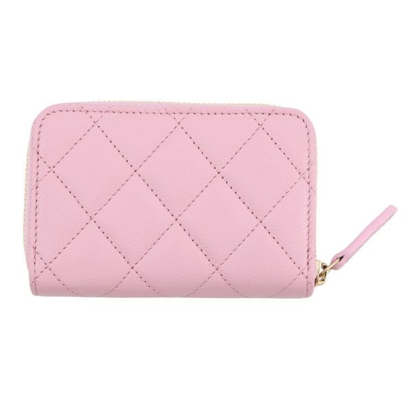 シャネル コインケース マトラッセ ココマーク ジップ コインパース キャビアスキン CHANEL 財布