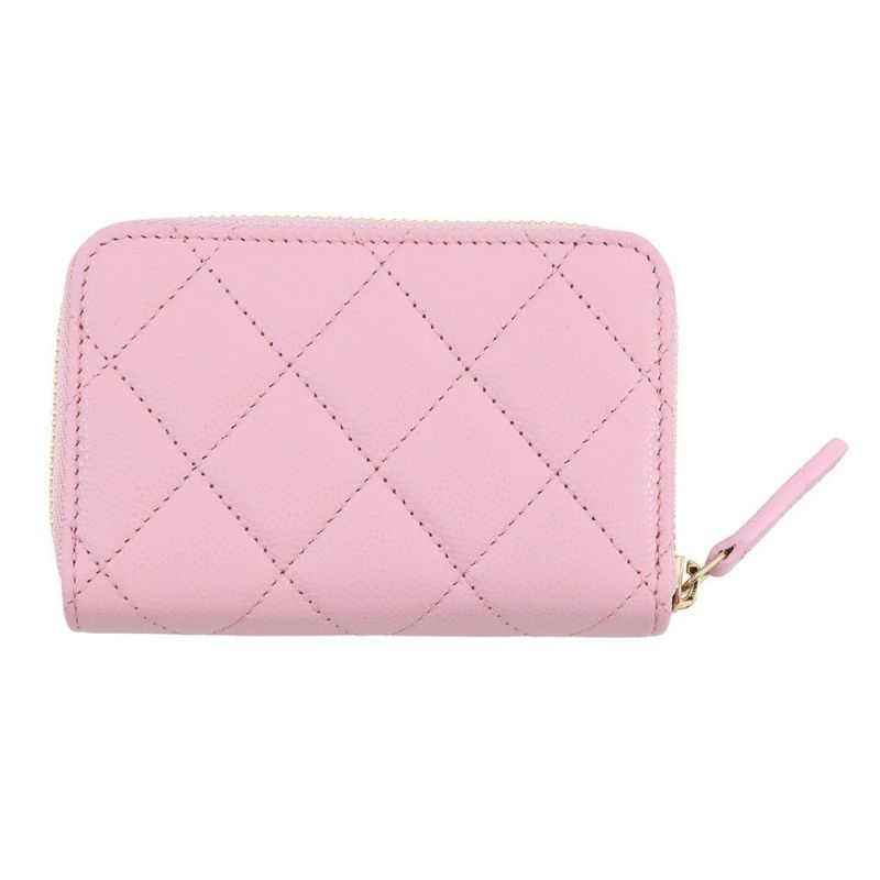 シャネル コインケース マトラッセ ココマーク ジップ コインパース キャビアスキン CHANEL 財布