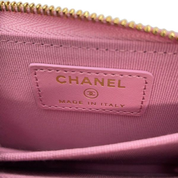 シャネル コインケース マトラッセ ココマーク ジップ コインパース キャビアスキン CHANEL 財布