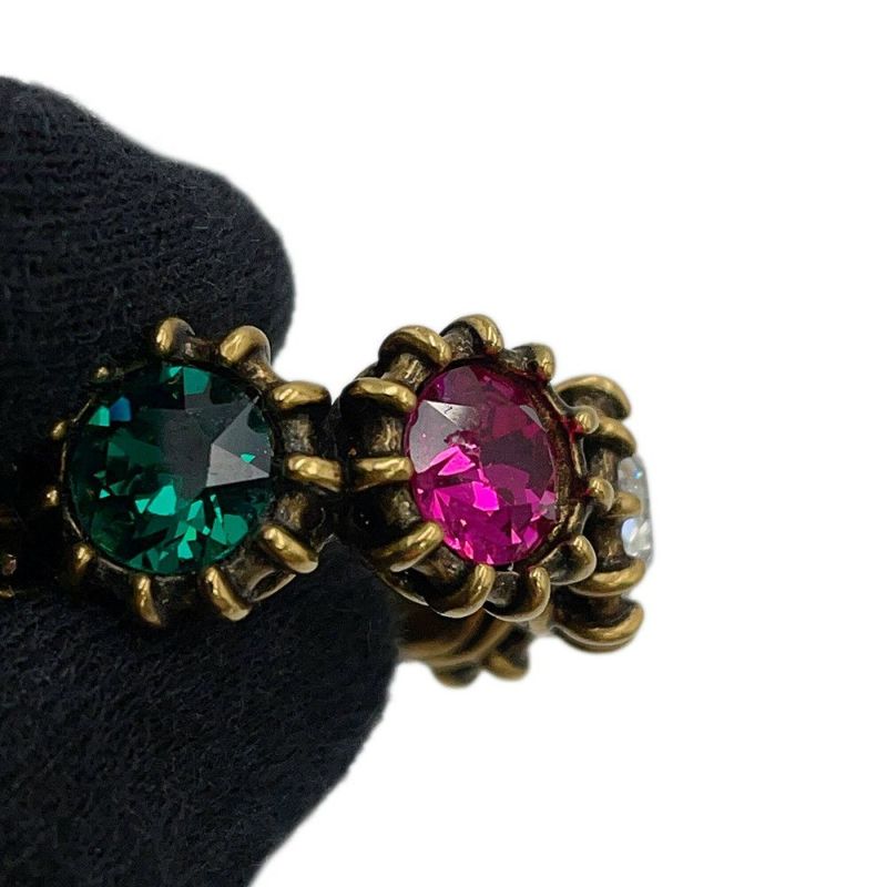 グッチ リング キャットヘッド ラインストーン サイズ13 GUCCI アクセサリー 指輪