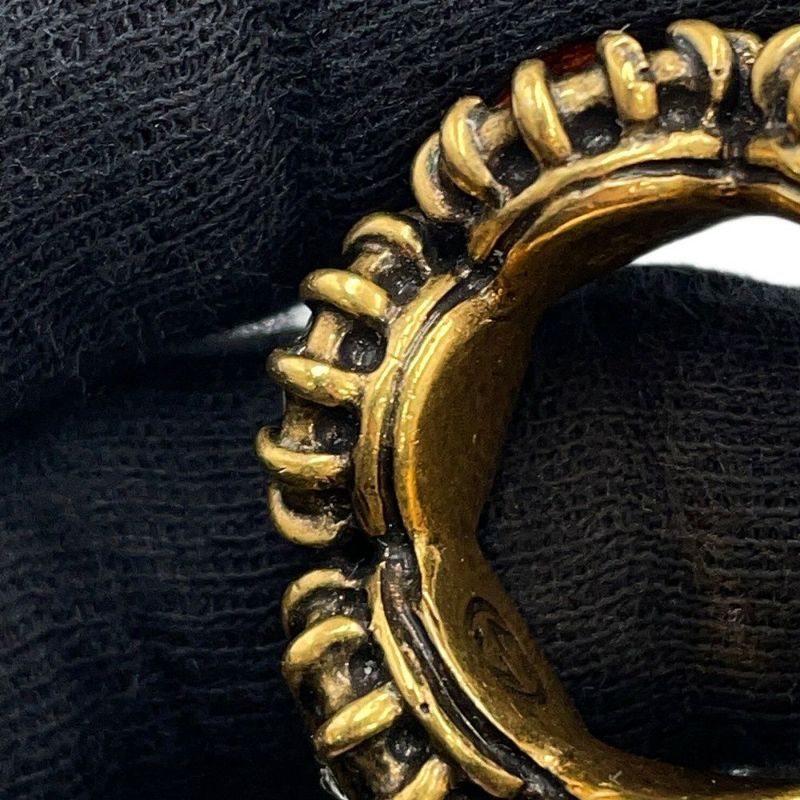 グッチ リング キャットヘッド ラインストーン サイズ13 GUCCI アクセサリー 指輪